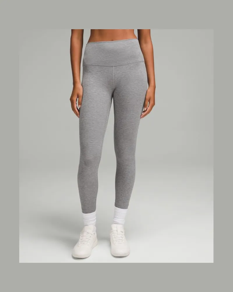 LULULEMON Align Hose mit hohem Bund für Frauen – 63,5 cm – Größe in Heathered Core Medium Grey Heathered