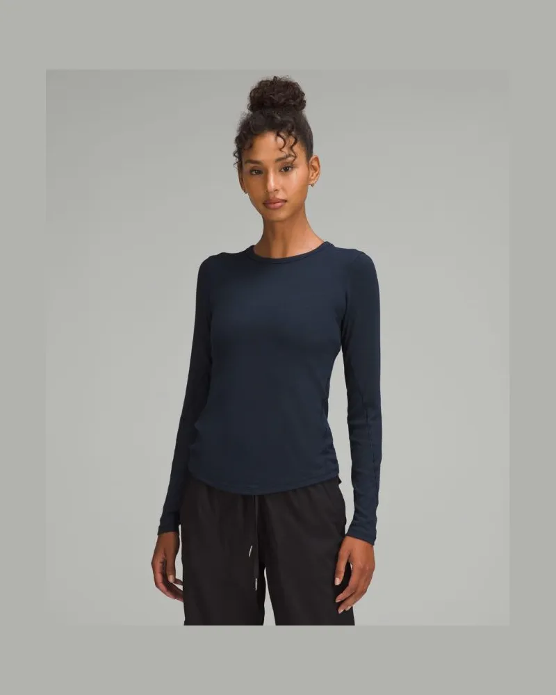 LULULEMON Hold Tight Langarmshirt für Frauen – Größe in True Navy True