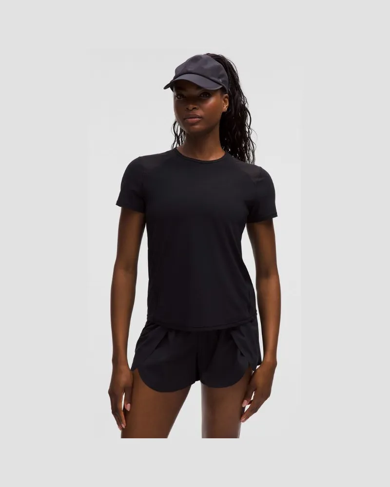 LULULEMON Sculpt Kurzarmshirt mit Ventilationsschlitzen für Frauen – Größe in Black Black