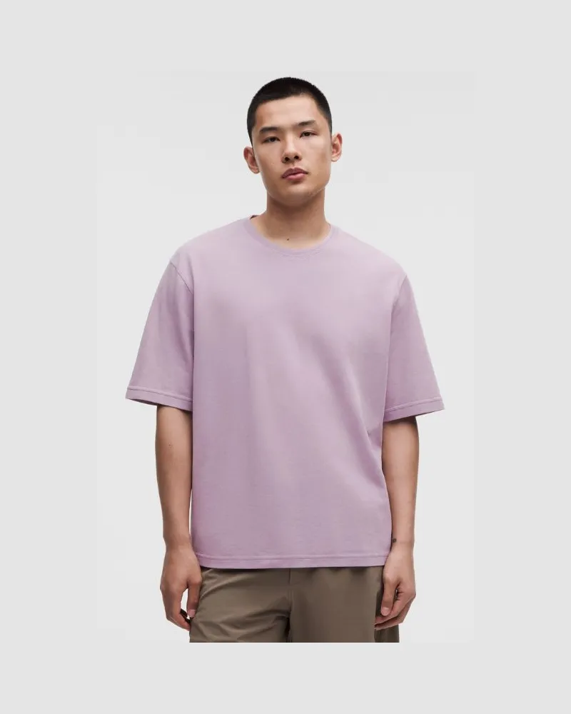 LULULEMON Pique Performer T-Shirt im Relaxed Fit für Männer – Größe in Lotus Lavender Lotus