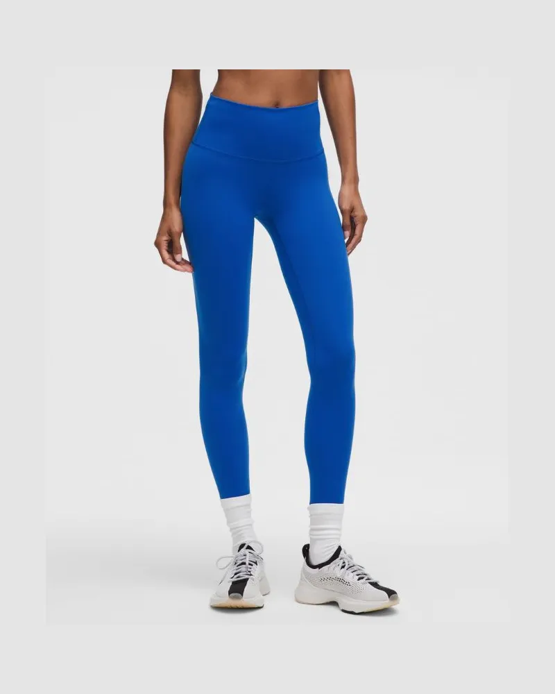 LULULEMON Wunder Train Leggings mit hohem Bund für Frauen – 64 cm – Größe in Galactic Cobalt Galactic