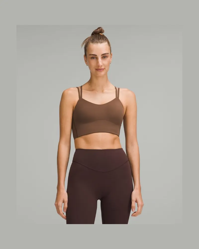 LULULEMON Like a Cloud Longline-BH Leichter Halt B/C Cups für Frauen – Größe in Java Java