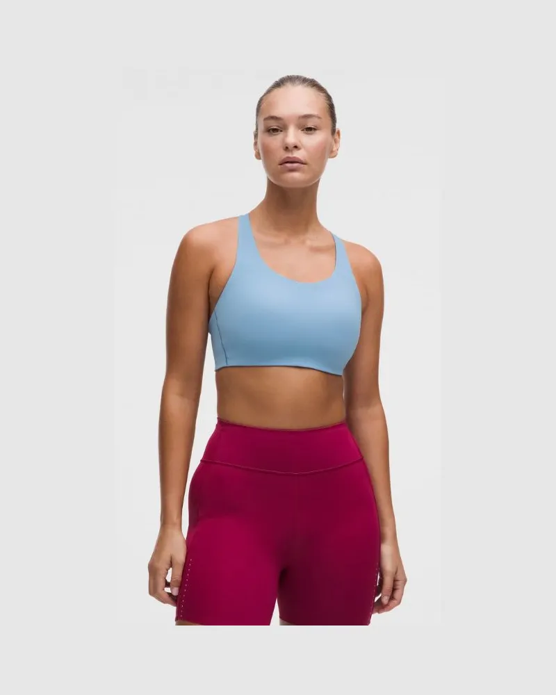 LULULEMON Energy BH mit starkem Halt für Frauen – Größe in Dreamy Blue Dreamy