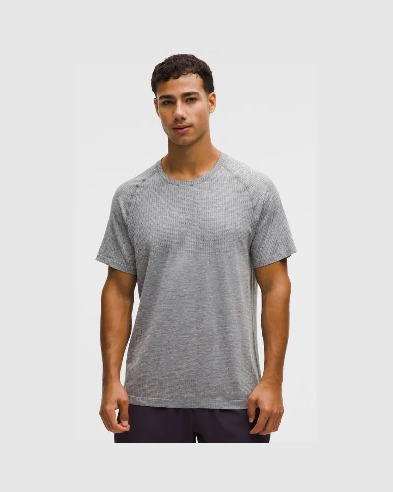 LULULEMON Metal Vent Tech T-Shirt für Männer – Größe in Slate/White Slate