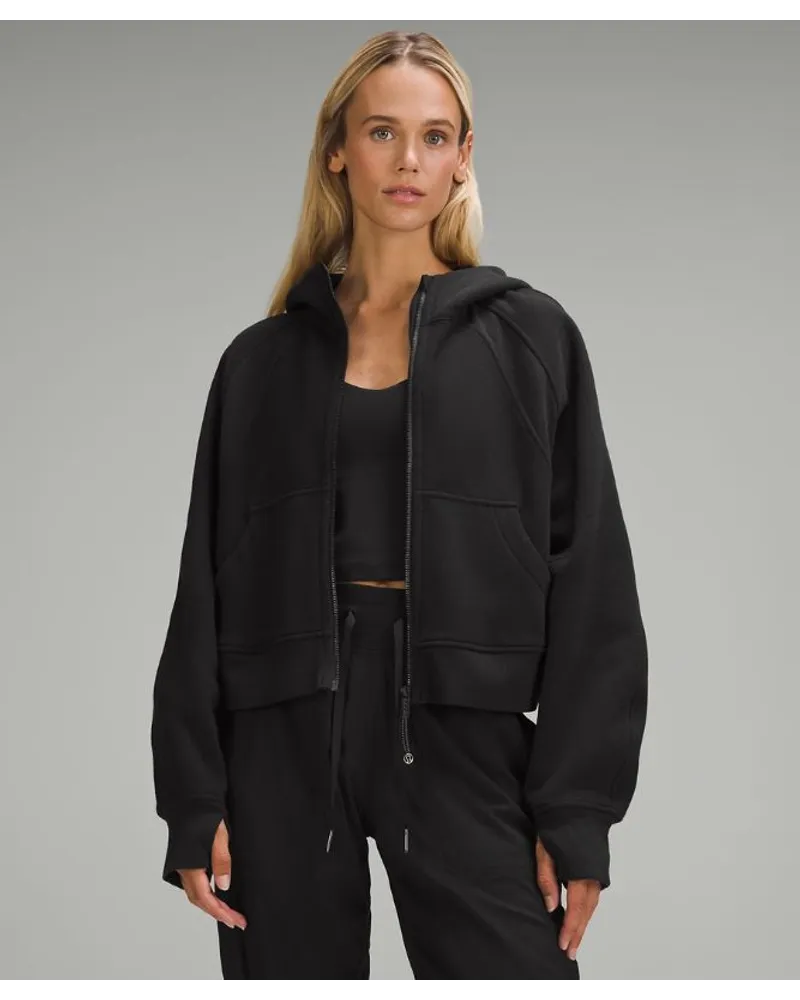 LULULEMON Scuba Oversized-Hoodie mit Reißverschluss Black