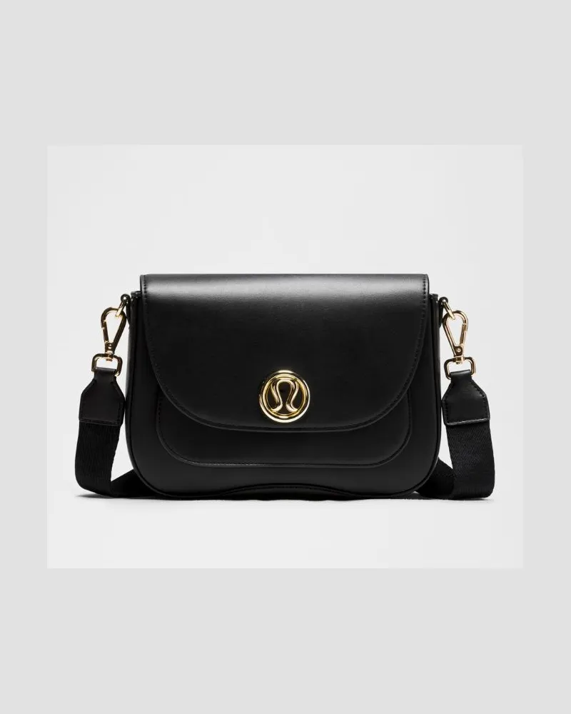 LULULEMON Mini-Tasche aus einer 1 Größe in Black/Gold Black