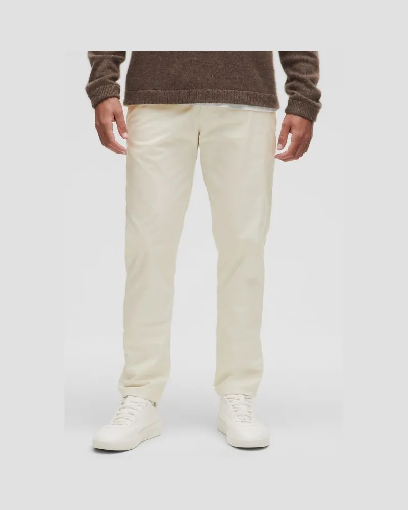 LULULEMON ABC Chinohose im Classic Fit Weicher Twill für Männer – 86 cm – Größe in Bone Bone