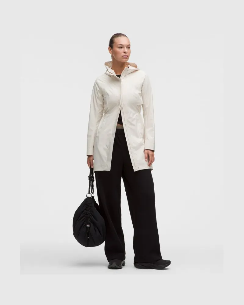 LULULEMON Rain Rebel Jacke für Frauen – Größe in Light Ivory Light