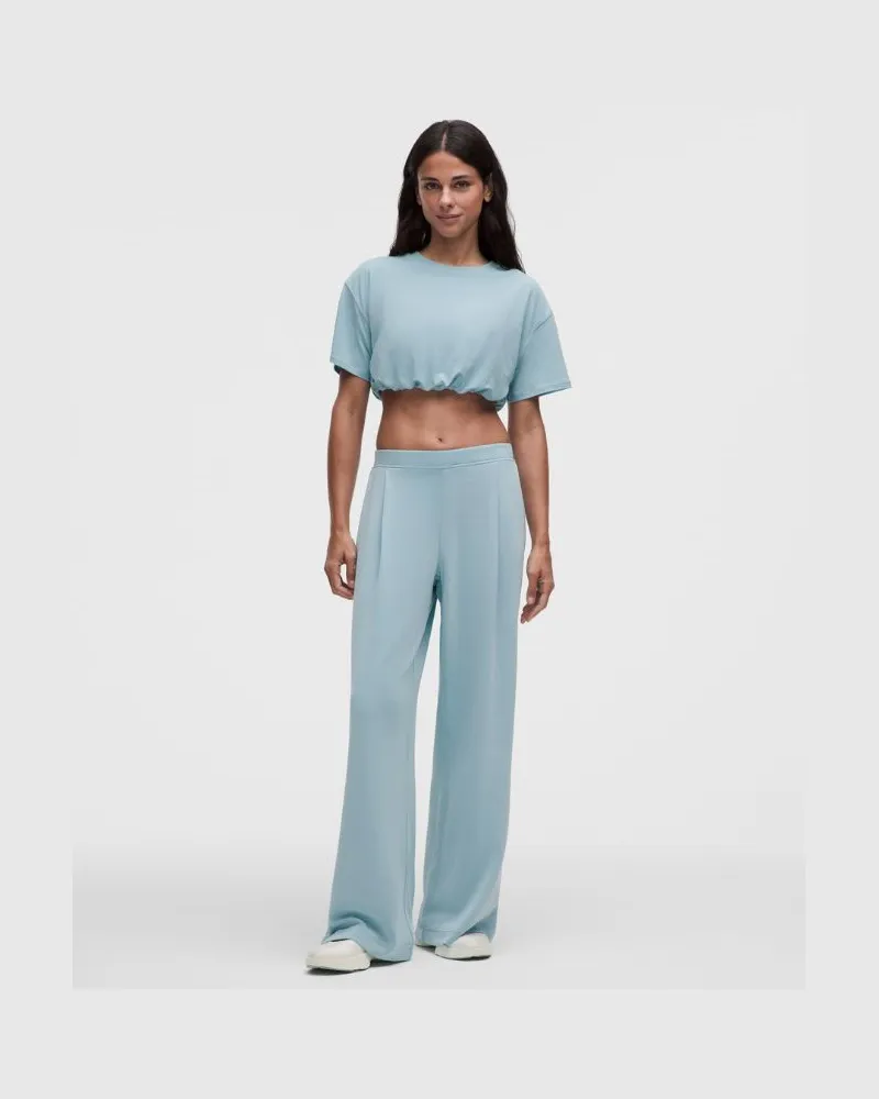LULULEMON Leichte Softstreme Hose mit mittelhohem Bund Normale Länge für Frauen – Größe in Seafoam Seafoam