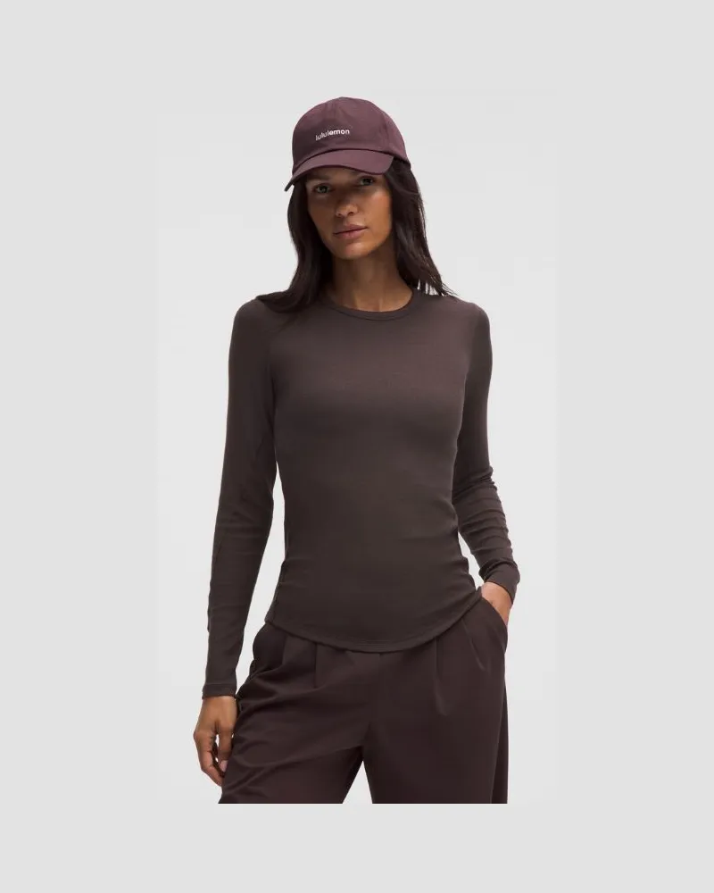 LULULEMON Hold Tight Langarmshirt für Frauen – Größe in Sequoia Sequoia