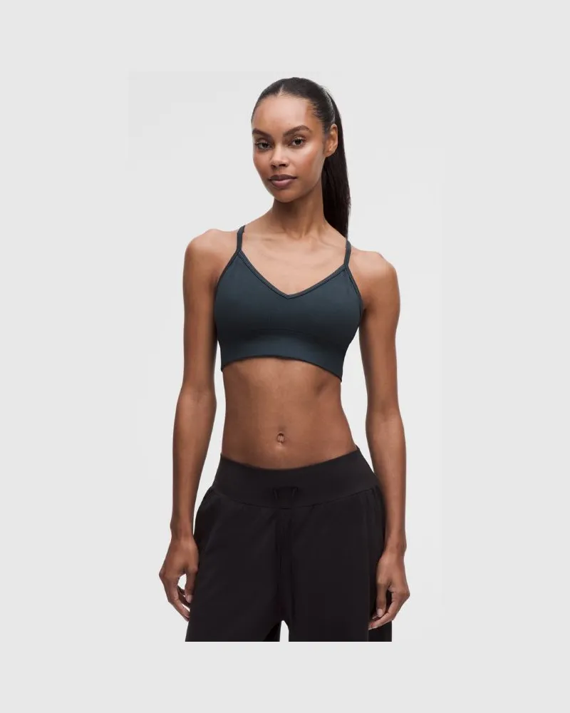 LULULEMON Ebb To Street BH Leichter Halt für B/C-Cups für Frauen – Größe in Smoky Velvet Smoky