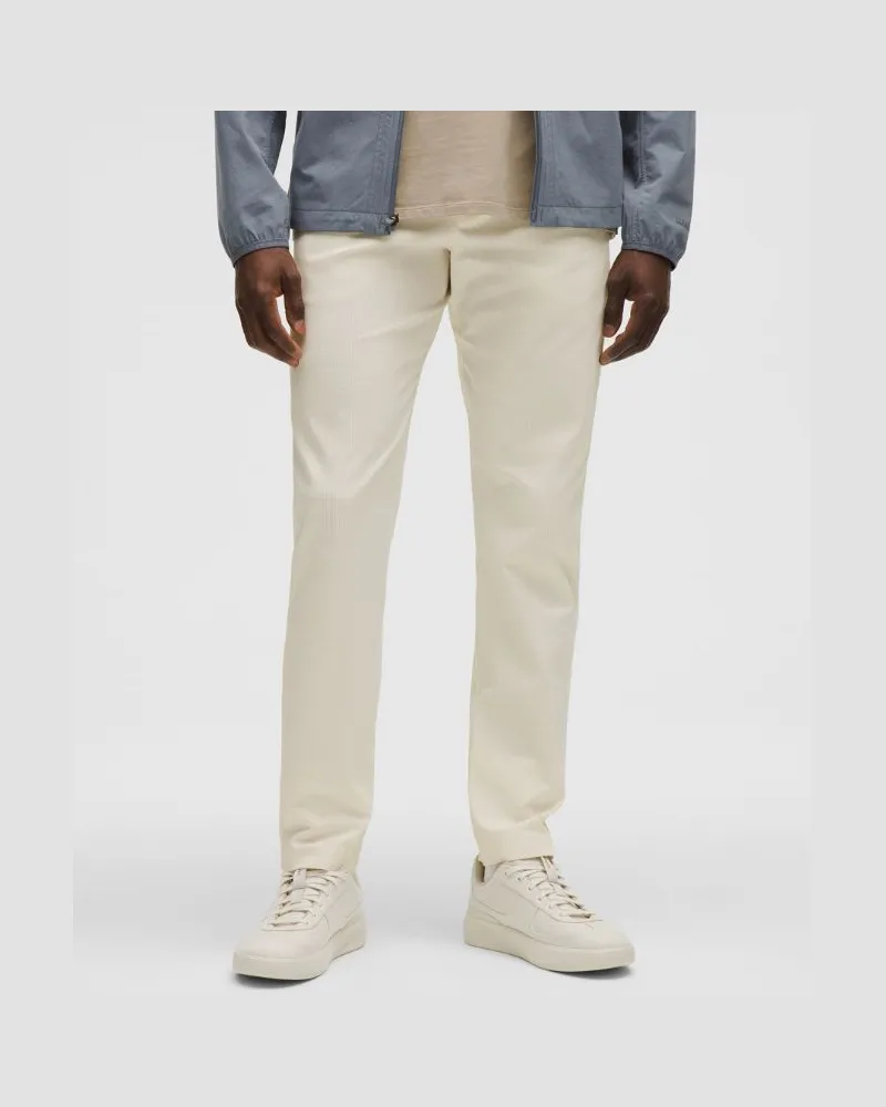 LULULEMON ABC Chinohose im Slim Fit für Männer – 76 cm – Größe in Light Ivory Light
