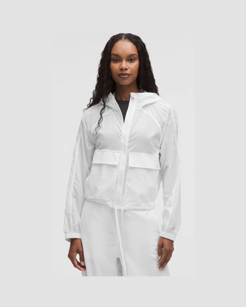 LULULEMON Hood-Lite Jacke im Relaxed Fit für Frauen – Größe in White White