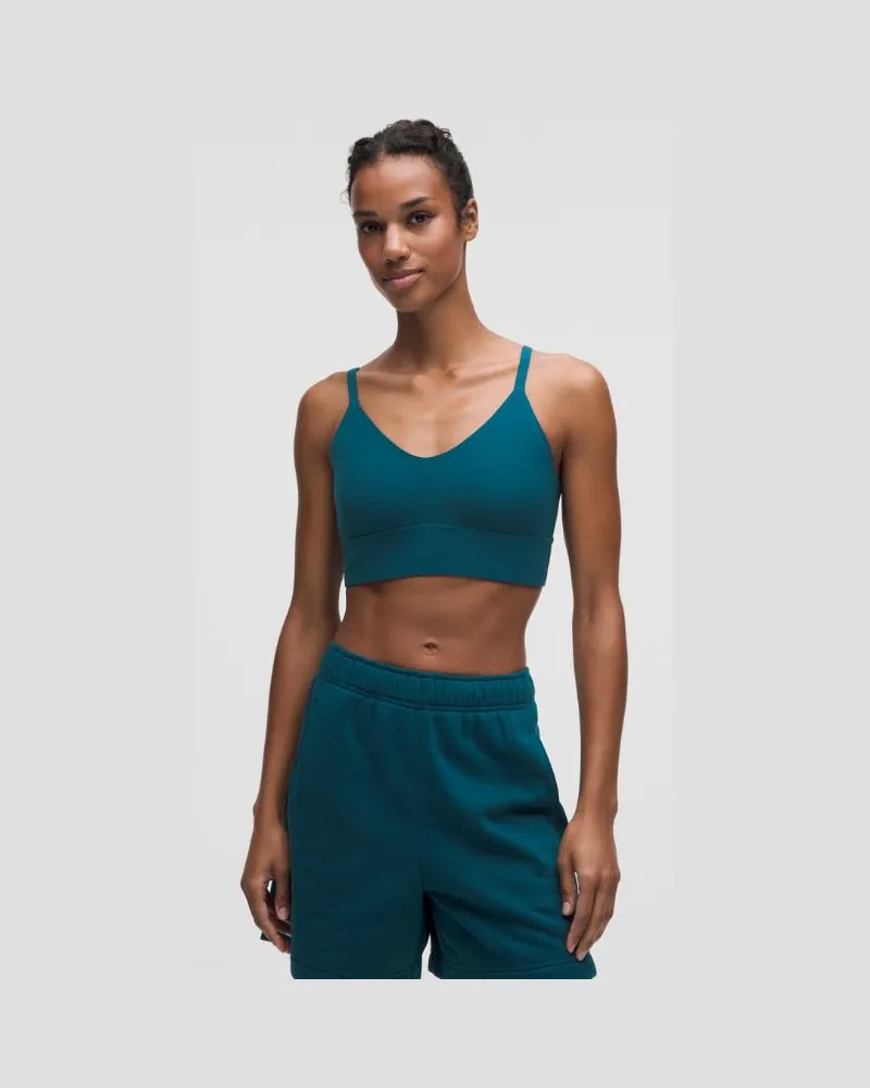 LULULEMON Focuser BH mit U-Ausschnitt Leichter Halt für C/D-Cups für Frauen – Größe in Remixed Marine Remixed