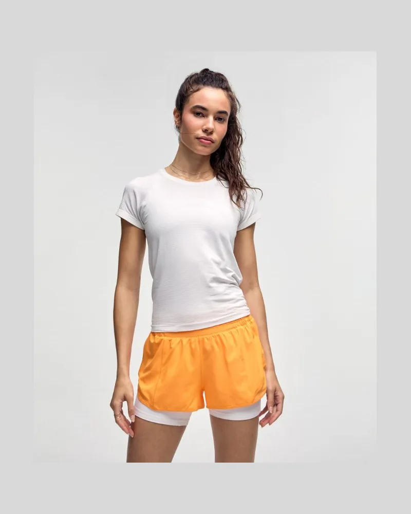 LULULEMON Swiftly Tech Kurzarmshirt 2.0 Taillenlänge für Frauen – Größe in White White