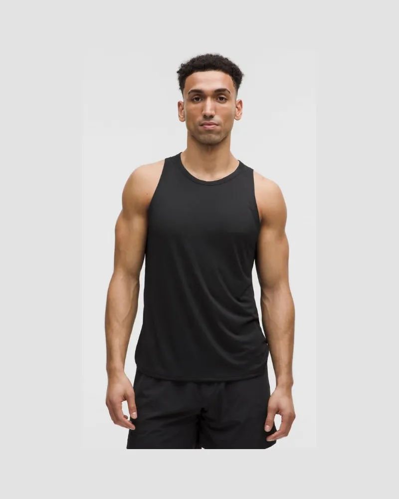 LULULEMON Mile Maker Run Crew Leichtes Tanktop für Männer – Größe in Black Black