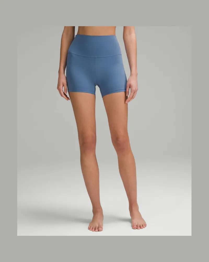 LULULEMON Align Shorts mit hohem Bund für Frauen – 10 cm – Größe in Oasis Blue Oasis