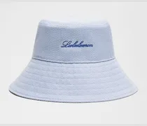 Two-Tone Canvas Bucket Hat – Größe in Prep Blue/Polo Pastel/Clubhouse Blue