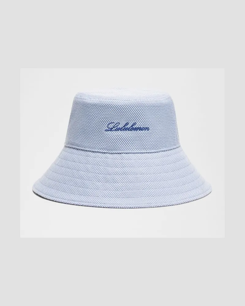 LULULEMON Two-Tone Canvas Bucket Hat – Größe in Prep Blue/Polo Pastel/Clubhouse Blue Prep