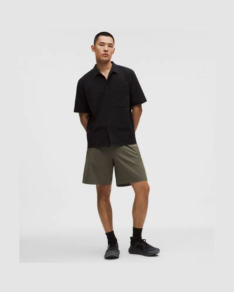LULULEMON Zero Tucks Shorts im Relaxed Fit für Männer – 20 cm – Größe in Army Green Army