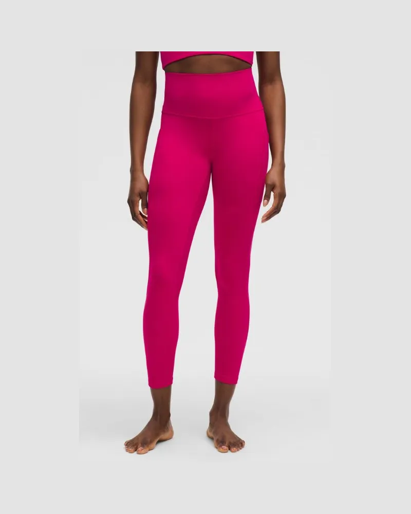 LULULEMON Align Hose mit hohem Bund und Taschen für Frauen – 64 cm – Größe in Passionate Passionate