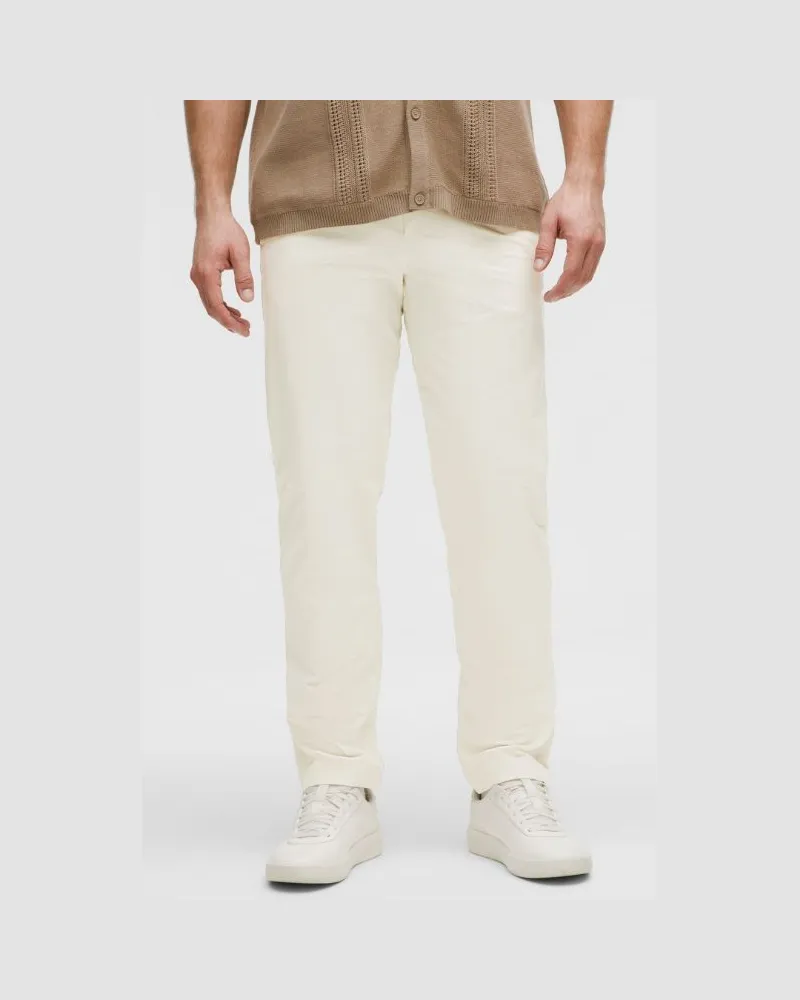 LULULEMON ABC Chinohose im Classic Fit Stretch- VersaTwill für Männer – 76 cm – Größe in Light Ivory Light