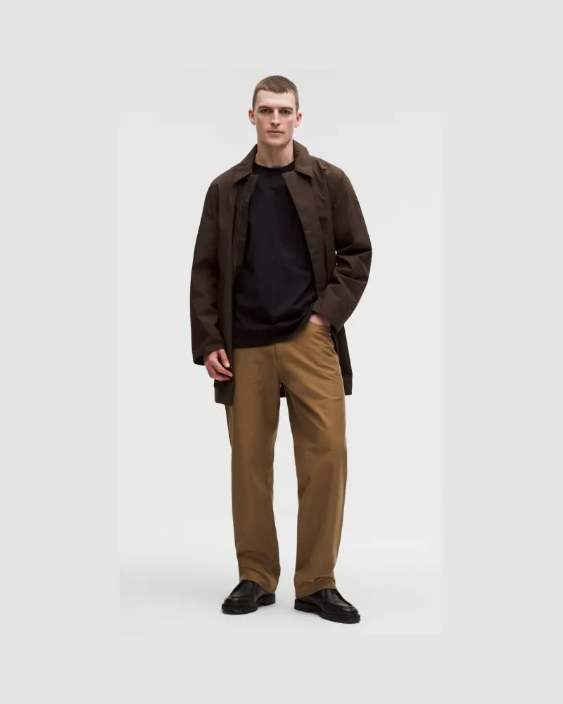 LULULEMON EasyFive Loose-Straight Pant 30L für Männer – Khaki – Größe Camel