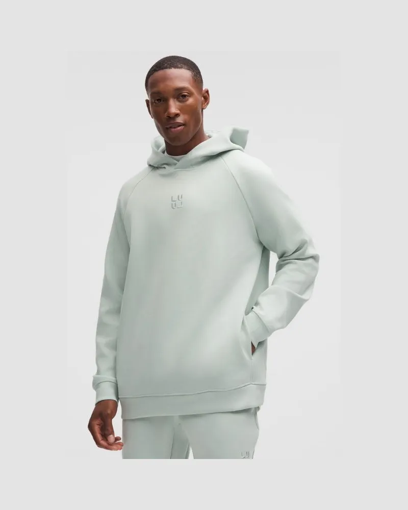 LULULEMON Smooth Spacer Hoodie Stack für Männer – Größe in Pelican Pelican