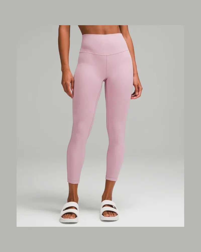 LULULEMON Align Hose mit hohem Bund für Frauen – 63,5 cm – Größe in Rose Blush Rose