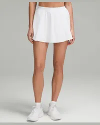 LULULEMON Tennisrock mit schmalem Bund White