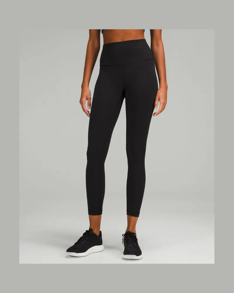 LULULEMON Wunder Train Leggings mit hohem Bund für Frauen – 64 cm – Größe in Black Black