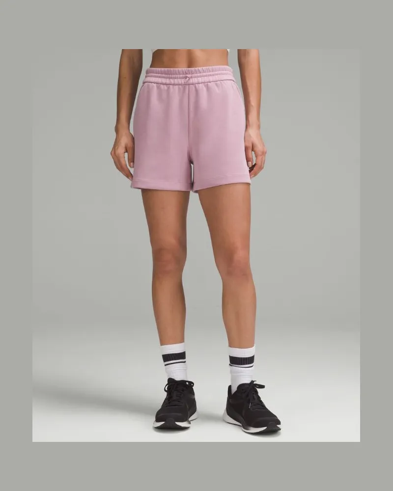 LULULEMON Softstreme Shorts mit hohem Bund für Frauen – 10 cm – Größe in Rose Blush Rose