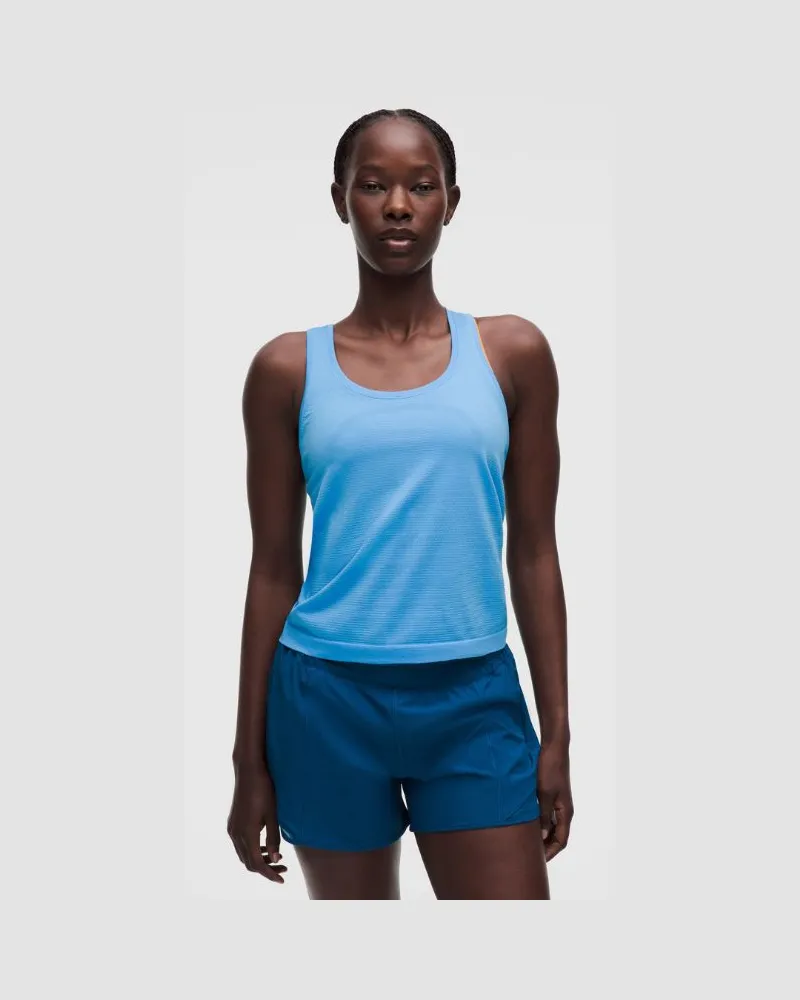 LULULEMON Swiftly Tech Tanktop mit Racerback 2.0 Taillenlänge für Frauen – Größe in Ocean Wave Ocean