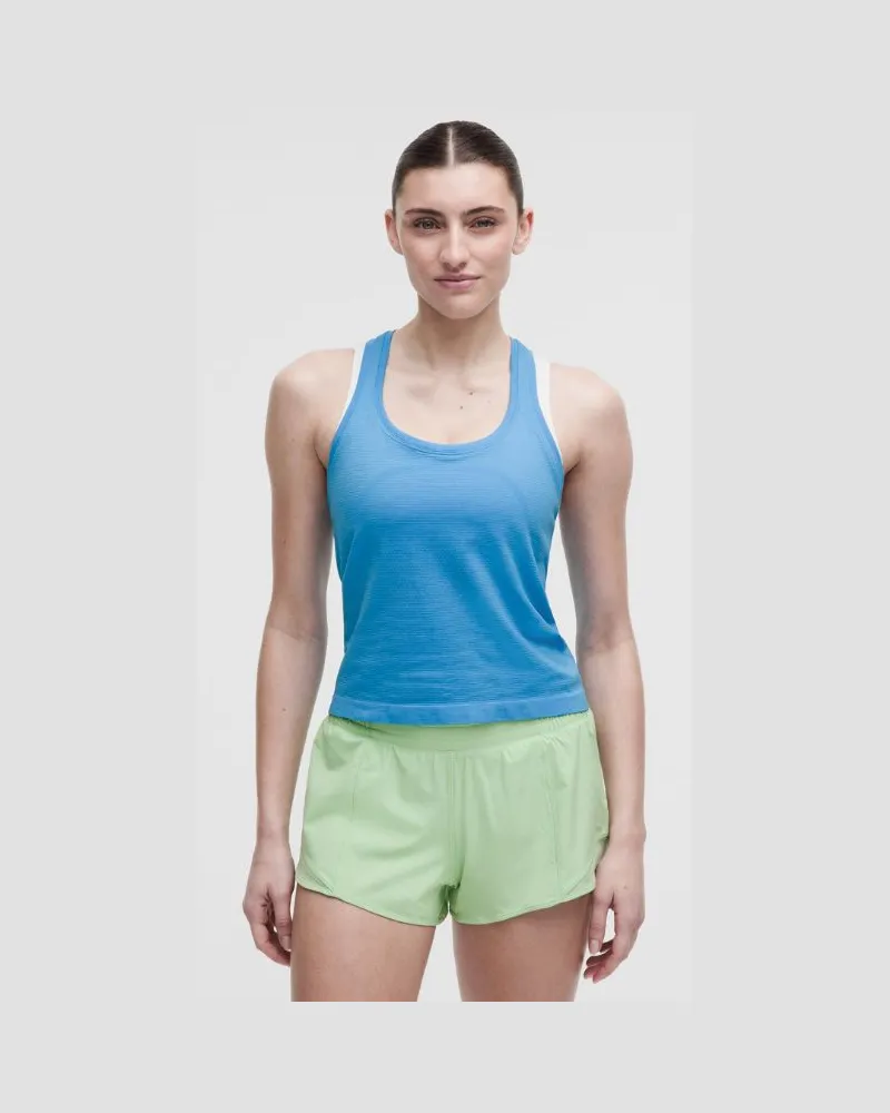 LULULEMON Swiftly Tech Tanktop mit Racerback 2.0 Taillenlänge für Frauen – Größe in Ocean Wave Ocean
