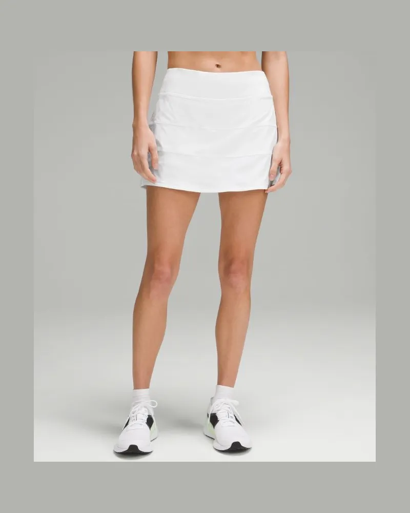 LULULEMON Pace Rival Rock mit mittlerer Bundhöhe Lang für Frauen – Größe in White White
