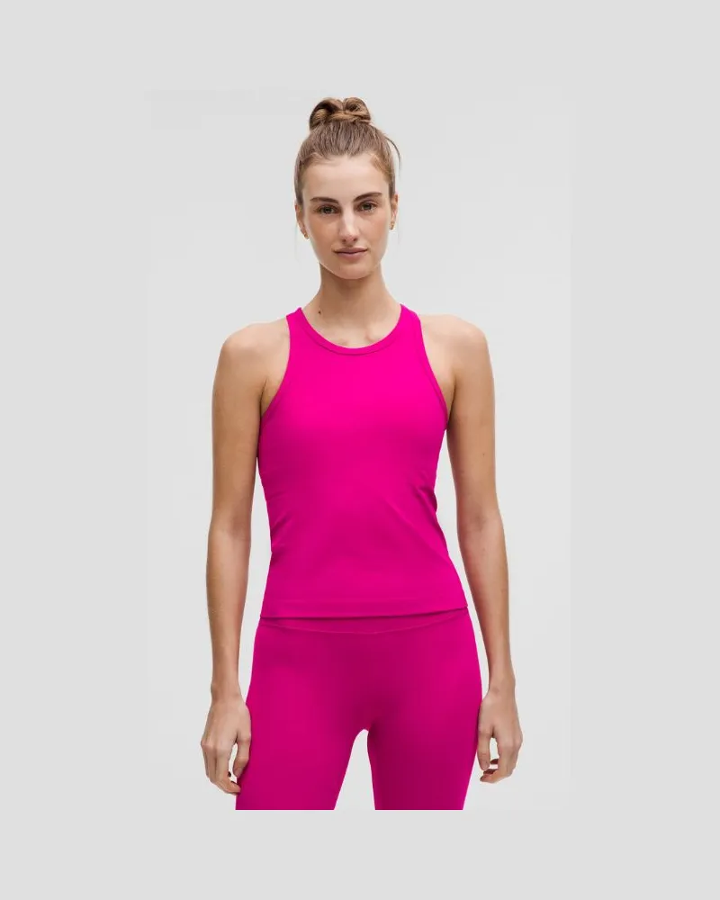 LULULEMON Align Racerback-Tanktop in Taillenlänge für Frauen – Neon – Größe Ripened