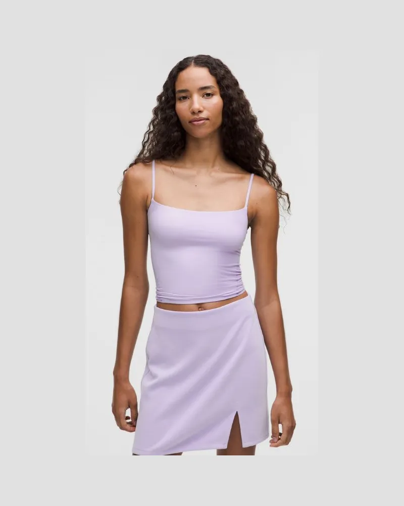 LULULEMON Wundermost Tanktop aus ultrasoftem Nulu mit verstellbaren Spaghettiträgern für Frauen – Größe in Lavender Frost Lavender