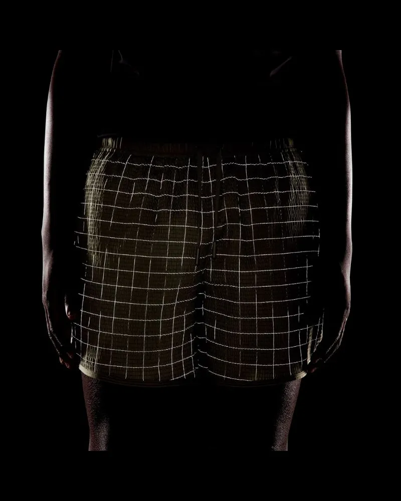 LULULEMON Mile Maker Shorts mit Liner Reflektierend für Männer – 15 cm – Größe in Bay Leaf Bay