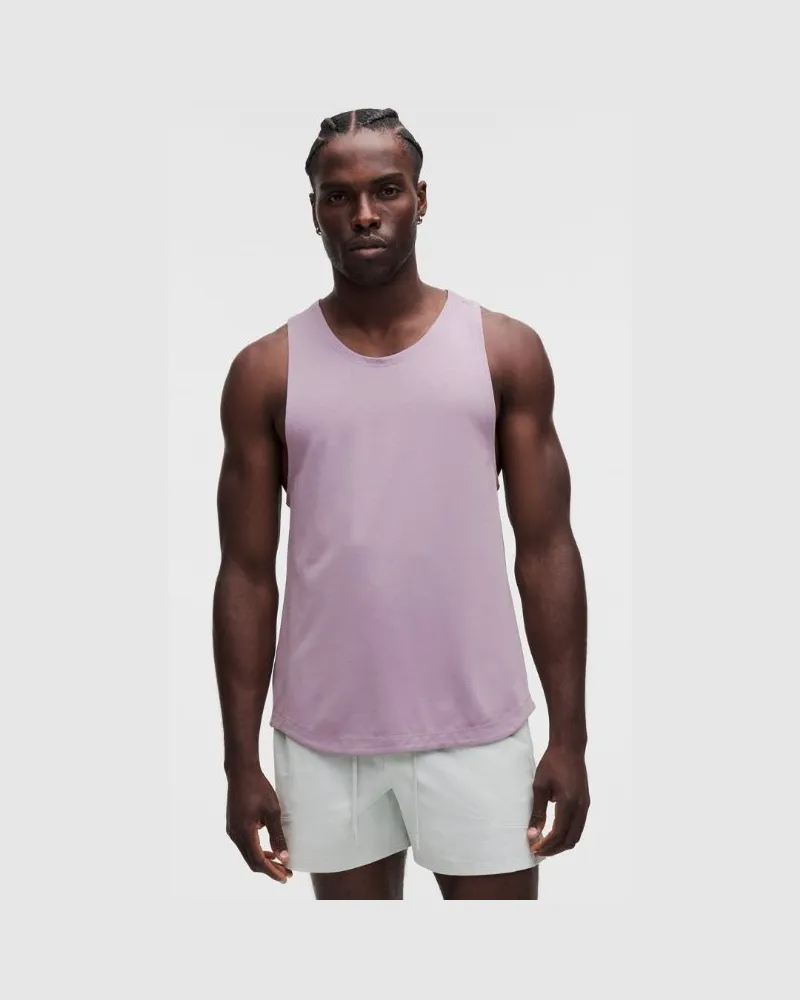 LULULEMON License to Train Tanktop für Männer – Größe in Lotus Lavender Lotus