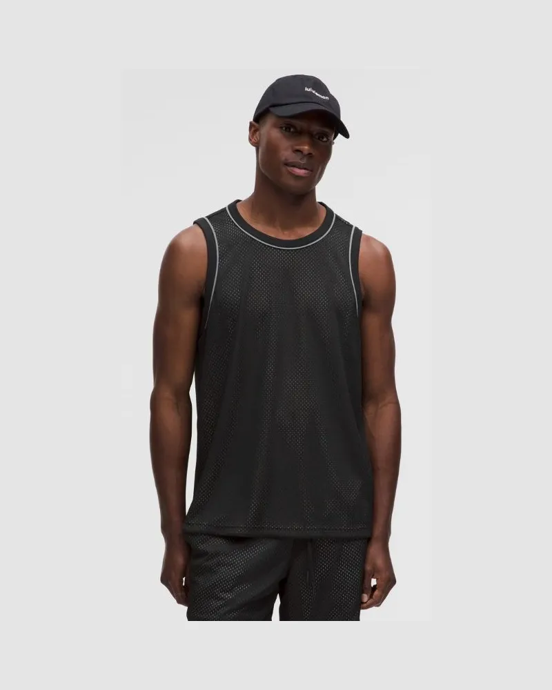 LULULEMON Tanktop aus doppellagigem für Männer – Größe in Black/Vapor Black