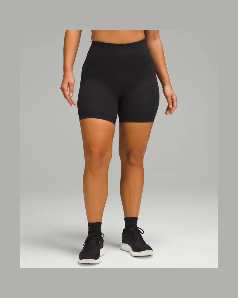 LULULEMON Wunder Train Shorts mit superhohem Bund im Contour Fit für Frauen – 15 cm – Größe in Schwarz Schwarz