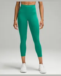 LULULEMON Wunder Train Crop Leggings mit hohem Bund Cascadia