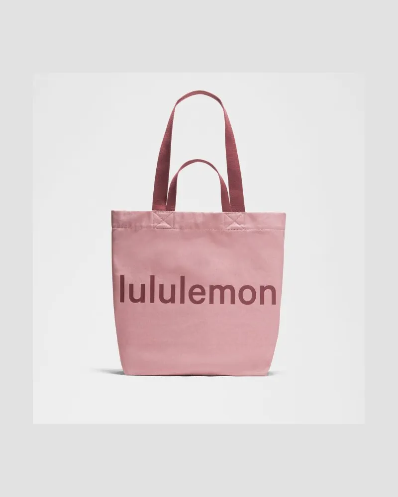 LULULEMON Canvas-Tote-Bag mit doppeltem Griff Größe in Red Clay/Rockwood Red