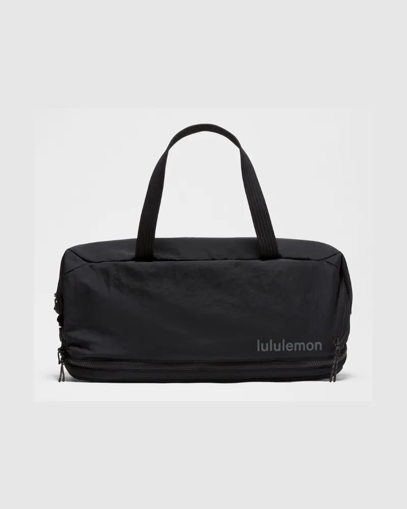LULULEMON 3-in-1 Gym Duffle Bag Größe in Schwarz/Onyx Grey/Graphite Grey Schwarz