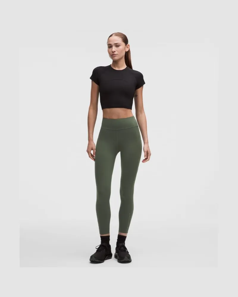 LULULEMON Fast and Free-Leggings mit hohem Bund und 6 Taschen es Design für Frauen – 64 cm – Größe in Sassy Sage Sassy