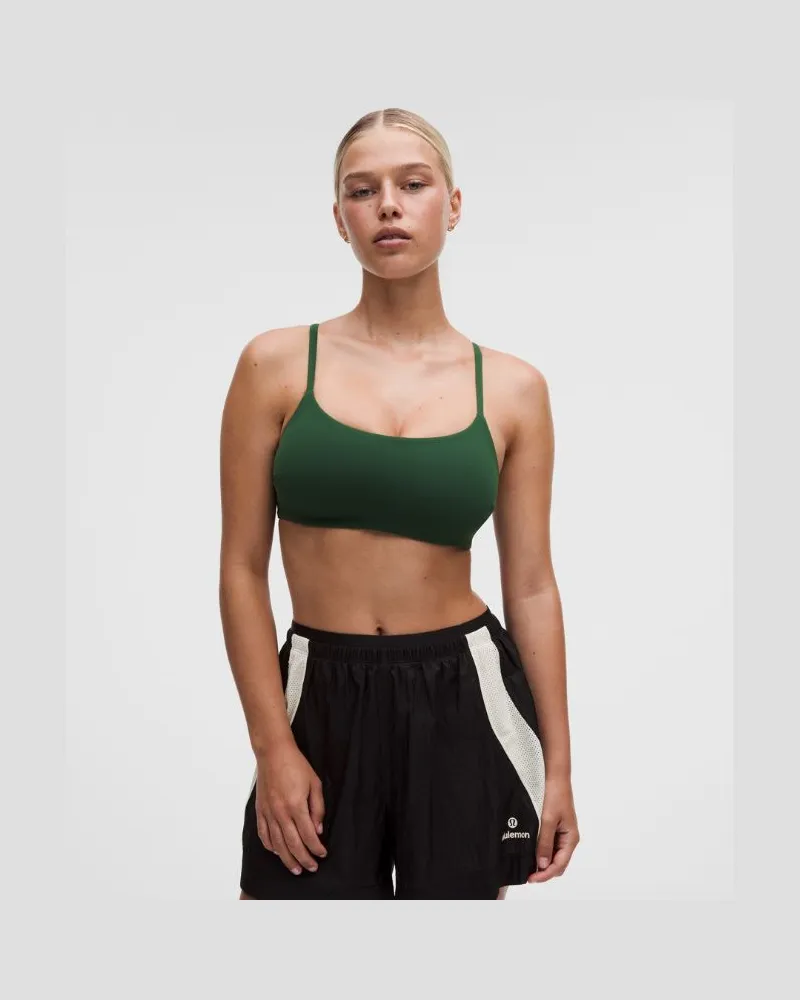 LULULEMON Wunder Train Racer-BH mit Trägern Leichter Halt C/D-Cups für Frauen – Größe in Ivy Grove Ivy