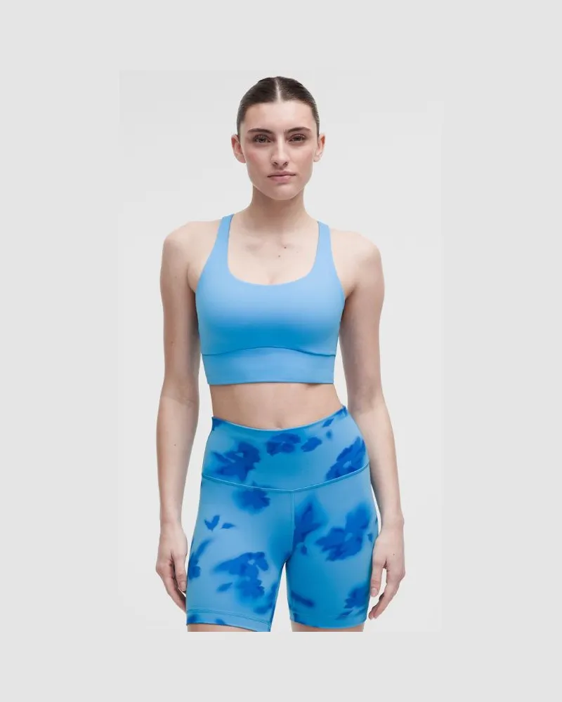 LULULEMON Energy Longline-BH mit mittlerem Halt für B–D-Cups Evolve für Frauen – Größe in Ocean Wave Ocean