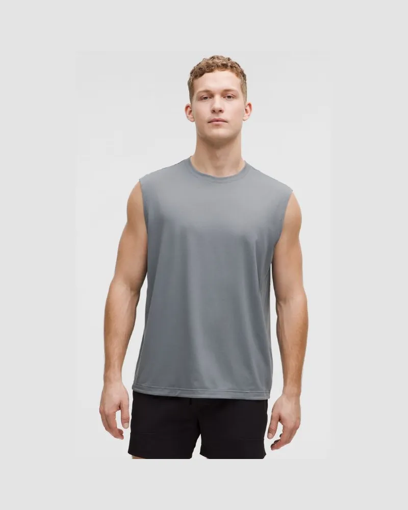 LULULEMON EasySet Trainings-T-Shirt für Männer – Größe in Solar Grey Solar