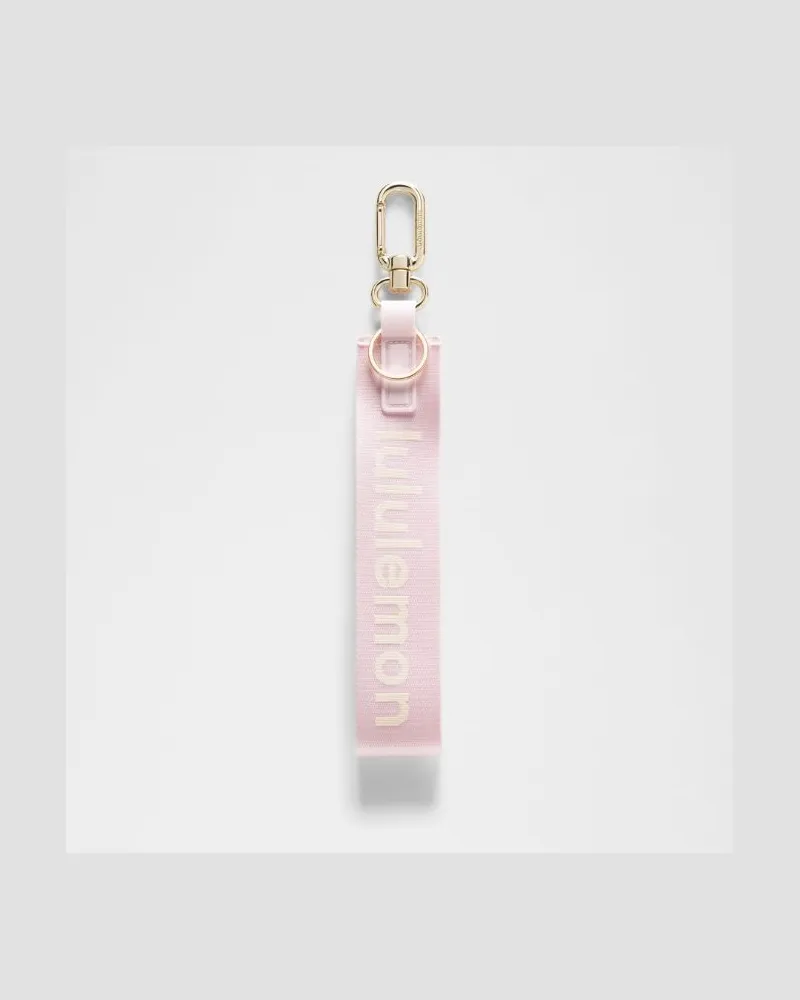 LULULEMON Never Lost Schlüsselanhänger in Blissful Pink/Light Ivory Blissful