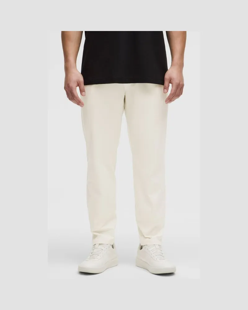 LULULEMON ABC Pull-on-Hose aus Warpstreme im Slim Fit Normale Länge für Männer – Größe in Light Ivory Light